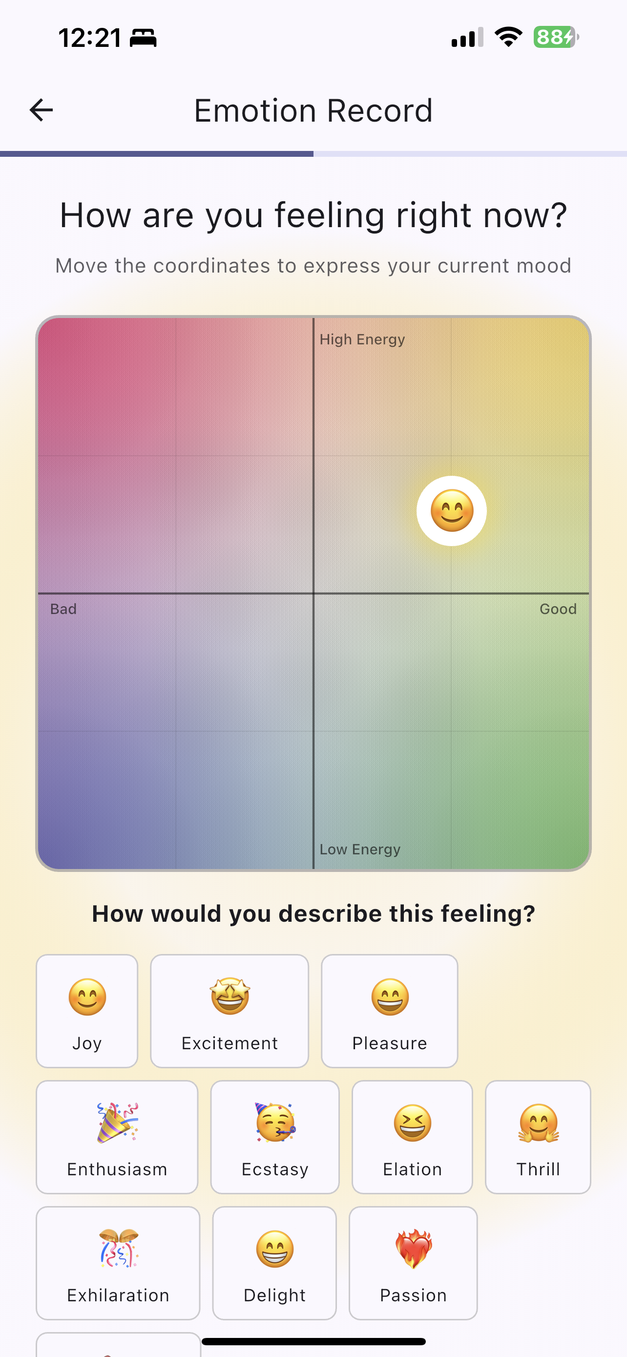 P-A-D Model Emotion Coordinate System - Track emotions with scientific precision using pleasure, arousal, and dominance axes